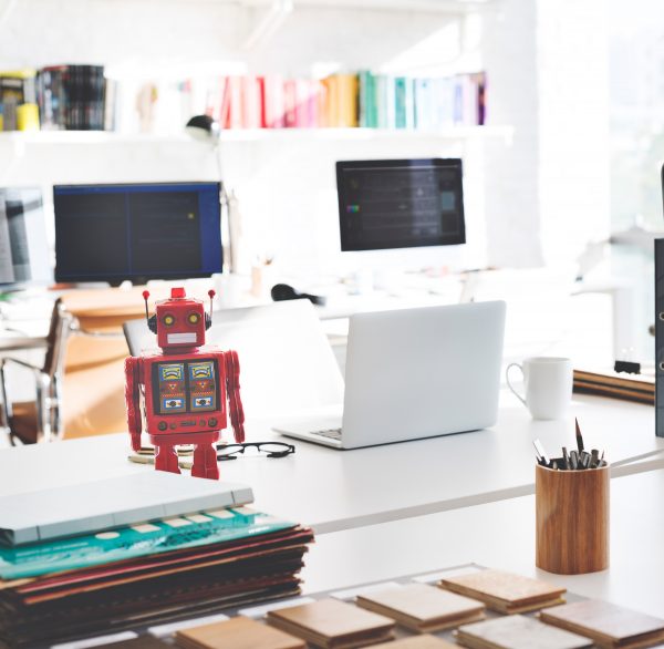 Robots on a desk